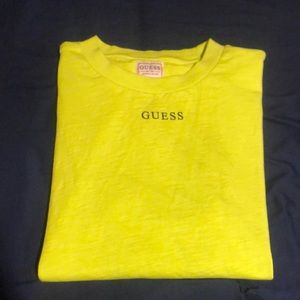 Neon Guess Oversized Shirt